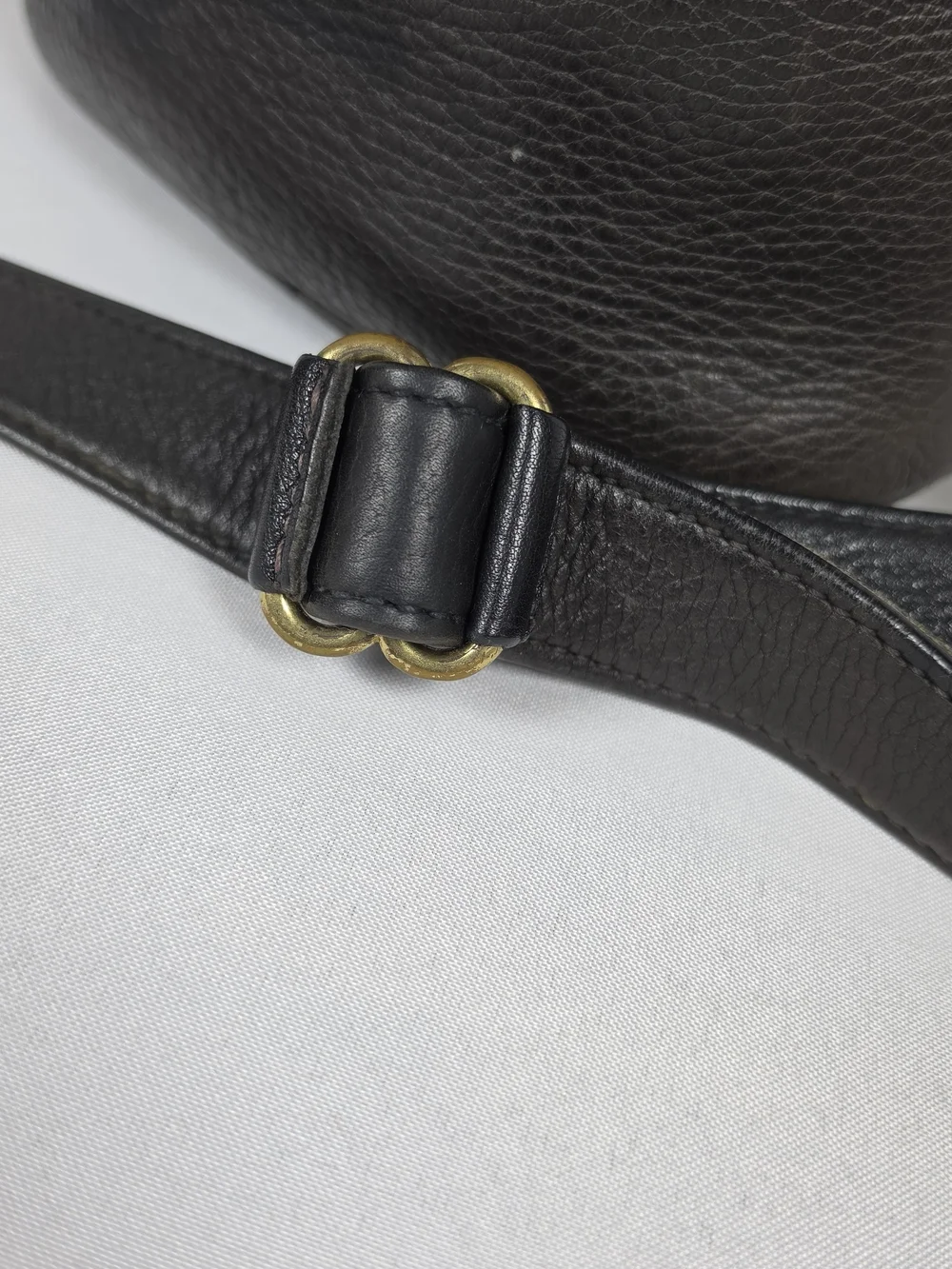 Vintage Coach Sonoma Bucket Bag Style 4907 Dark Brown Pebbled Leather USA​